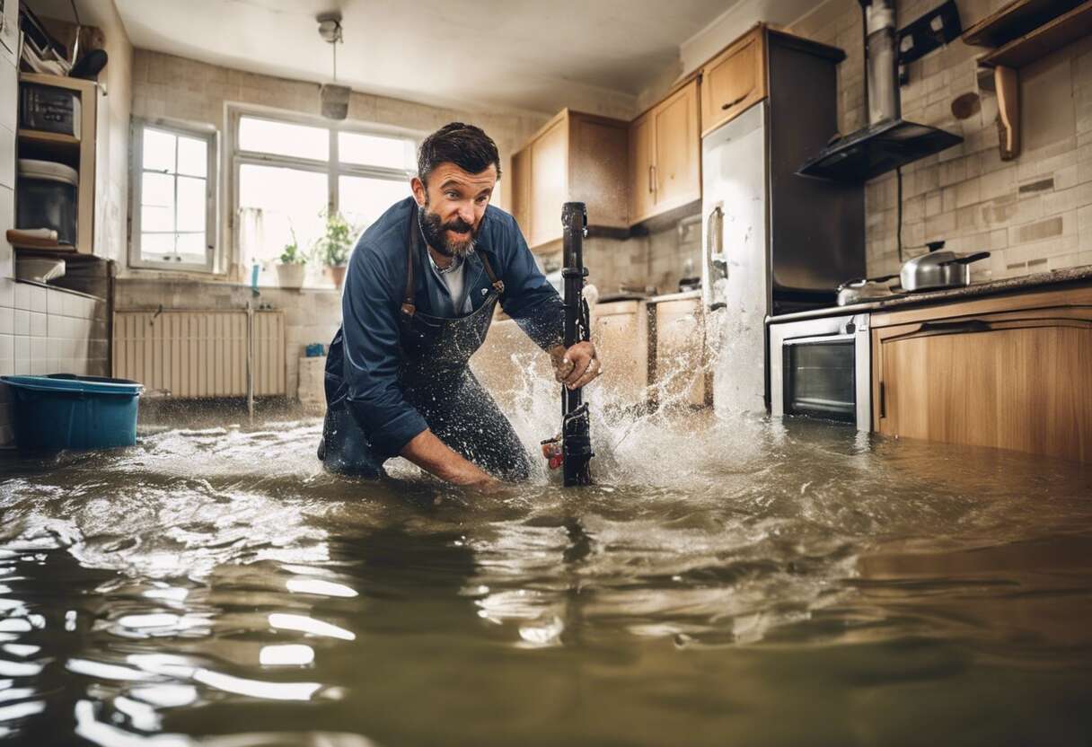 Emploi des colliers de serrage pour une solution provisoire