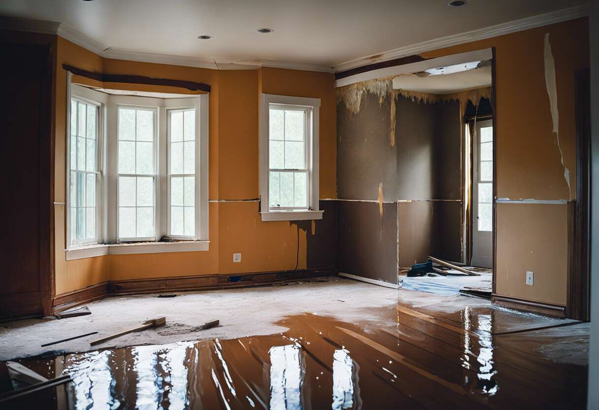 Prévention contre les futures infiltrations d'eau