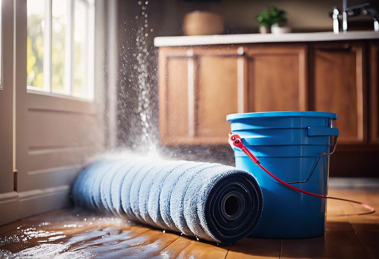 Solutions temporaires pour endiguer une fuite d'eau