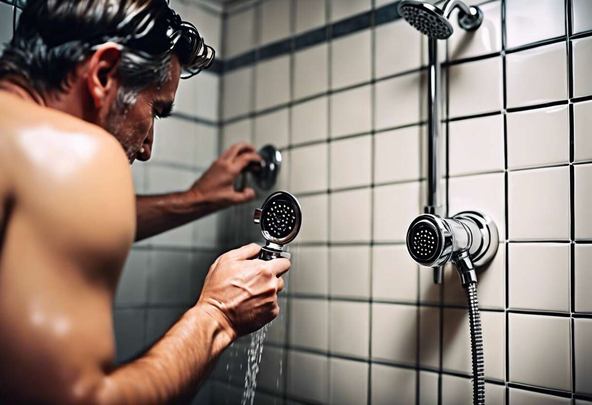 Réparer une pression d'eau faible dans la douche : étapes clés