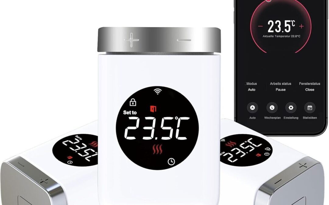 Test des têtes thermostatiques connectées Salcar TRV801W WiFi