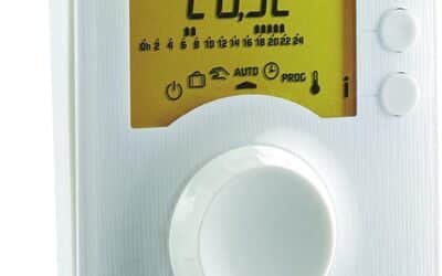 Test du thermostat Delta Dore TYBOX 137 : taille unique et performance en blanc