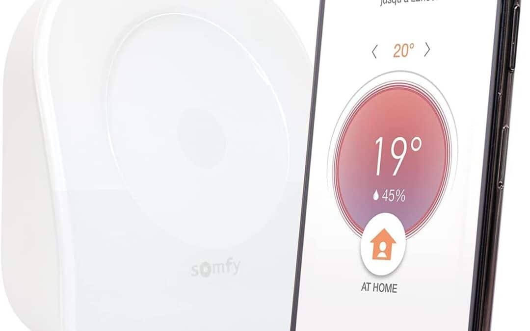 Test du thermostat connecté Somfy 1870775 : efficacité sans fil et compatibilité intelligente