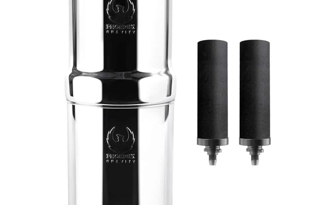 Test du système de filtration Phoenix Gravity 6L en acier inoxydable