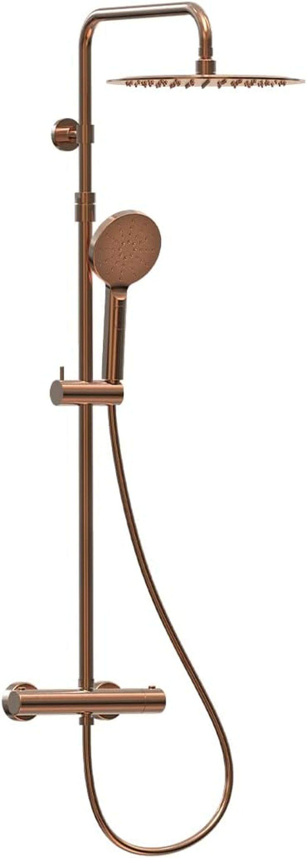 Essebagno Luisa Kombi-Duschhalter Set Weiß – 3-teilig Mit Handbrause, Halterung & 150 Cm Schlauch, Edelstahl, Einfache Montage