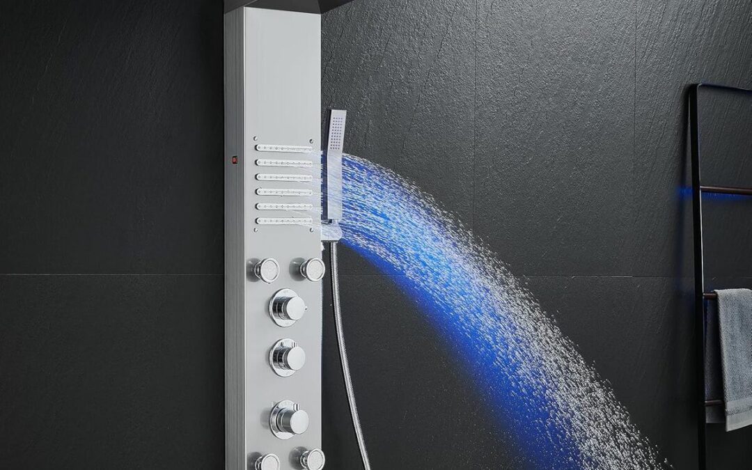 Test de la colonne de douche Kinkibos : hydromassage et LED intégrés