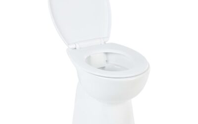 Test de la toilette haute vidaXL en céramique blanche