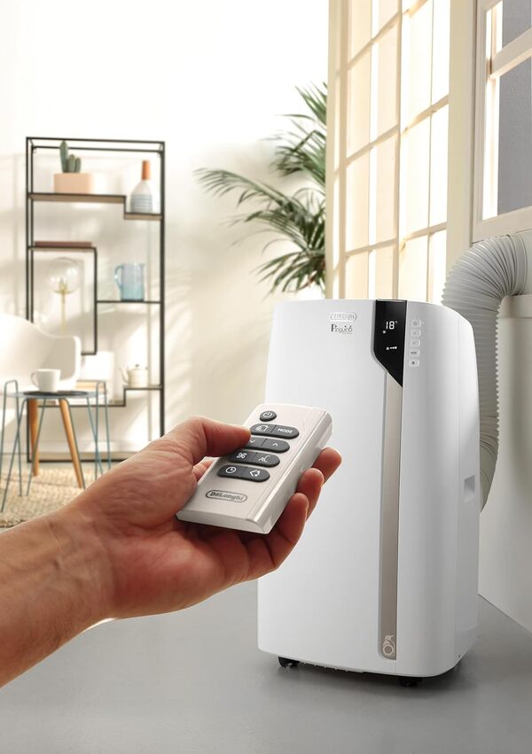 De'Longhi Pingouin PAC EX93 Extreme Climatiseur portable silencieux avec technologie Arctic Whisper Extreme, 9 400 BTU/h, 2,5 kW, jusqu'à 85 m³, classe A+ [Classe énergétique A+]