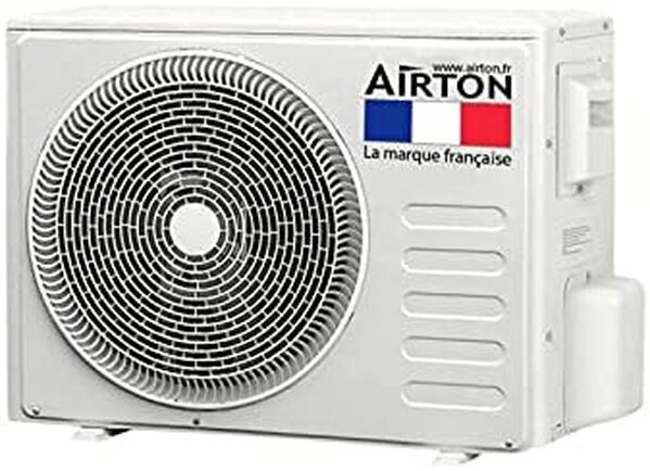 Airton PACK prêt-à-poser : Pompe à chaleur/Climatiseur réversible R32 avec module WiFi -5270/5500W - 18000BTU + Liaison 4M Ready Clim (60m2 - A++) - Gaz pré-chargé.