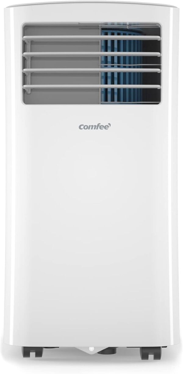 COMFEE' Climatiseur Mobile 9000 BTU/h 2,6kW, 3-EN-1 Refroidisseur Déshumidificateur Ventilateur, Fonction Follow me, Minuterie, Mode nuit, Pour salon et maison de 33㎡/88m³, MPPH-09CRN7, R290 [Classe énergétique A]