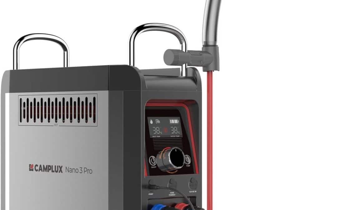 Test du chauffe-eau portable Camplux Nano 3 L/min pour camping