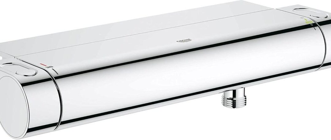 Test du mitigeur thermostatique Grohtherm 2025 de Grohe : chromé et pratique