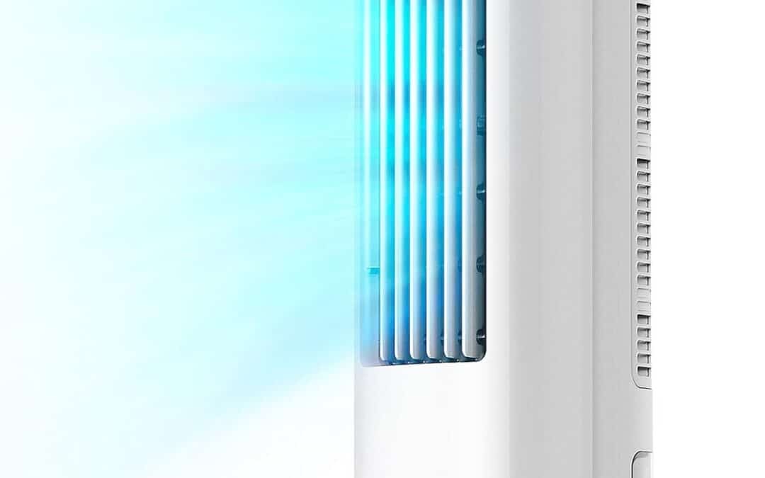 Test du rafraîchisseur d'air Pelonis 5L : ventilateur colonne 3 en 1