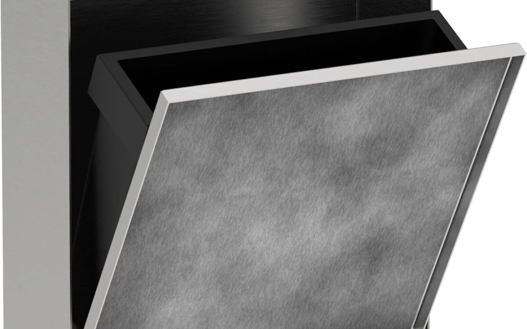 Test : poubelle encastrée hansgrohe XtraStoris Rock 300x300 mm