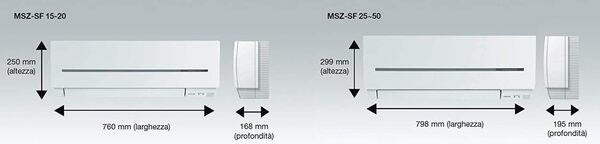 CLIMATIZZATORE MITSUBISHI ELECTRIC MSZ-SF35 12000 Btu R 410 A