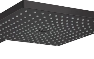 Test de la douche de tête hansgrohe Raindance E 300 noir mat