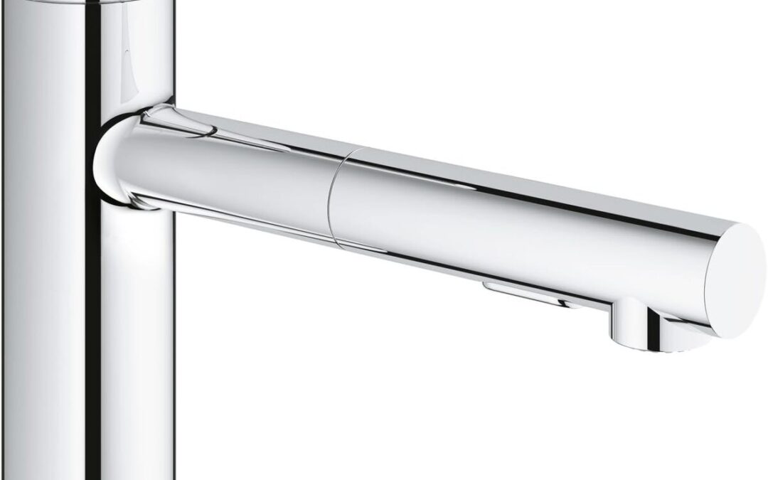 Test du mitigeur cuisine Grohe Concetto avec douchette extractible