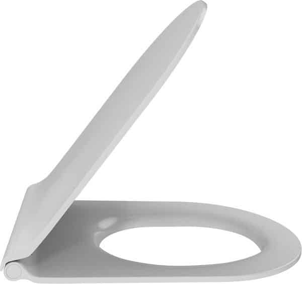 Jacob Delafon - Pack WC au Sol Sans Bride Rodin+ - Sortie Variable - Réservoir Économie d’eau 3/6L - Abattant Extra-Plat Déclipsable Fermeture Douce - 66,5 x 36 x 83 cm- Blanc - E25855-00