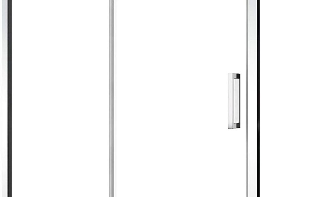 Test de la porte de douche coulissante H.190 (115-120 cm)