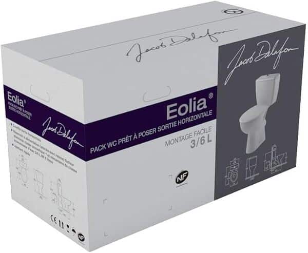 WC à poser JACOB DELAFON Eolia + abattant