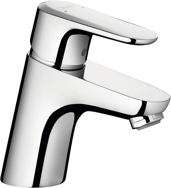 hansgrohe Ecos Mitigeur de lavabo avec tirette et vidage, chromé, 14080000