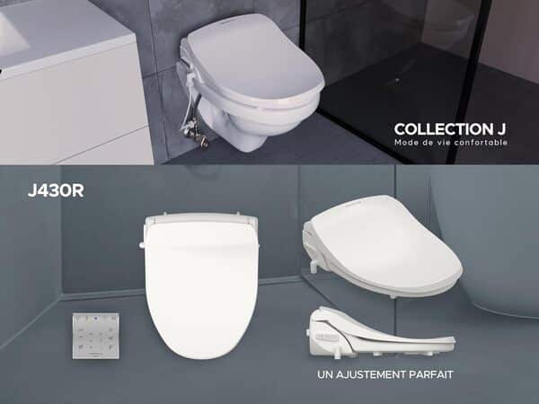 LEEVENTUS - Marque Allemande - J430R Version standard -  ! nouveau modèle  ! - Siège de Toilette Électronique avec Télécommande douchette wc les soins intimes toilettes japonaises