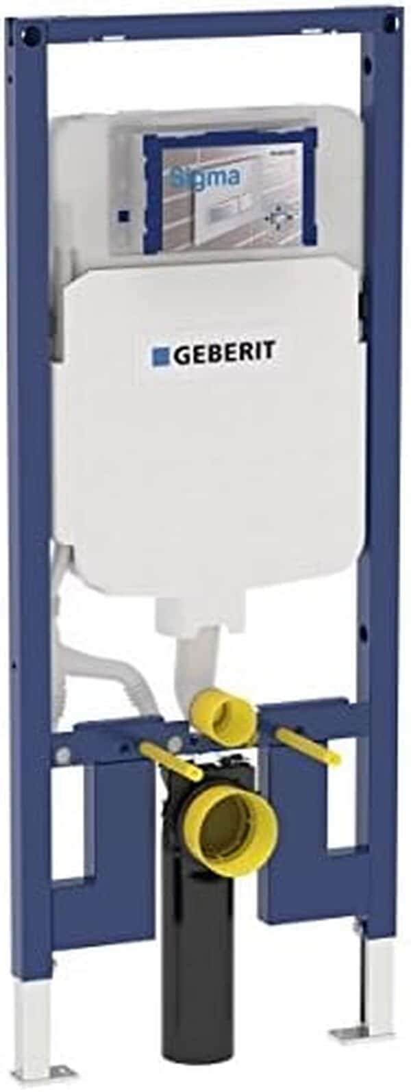 Geberit 111.798.00.1 dissimulée WC de transport avec cadre Dual-flush Réservoir pour les murs 5,1 x 10,2 cm