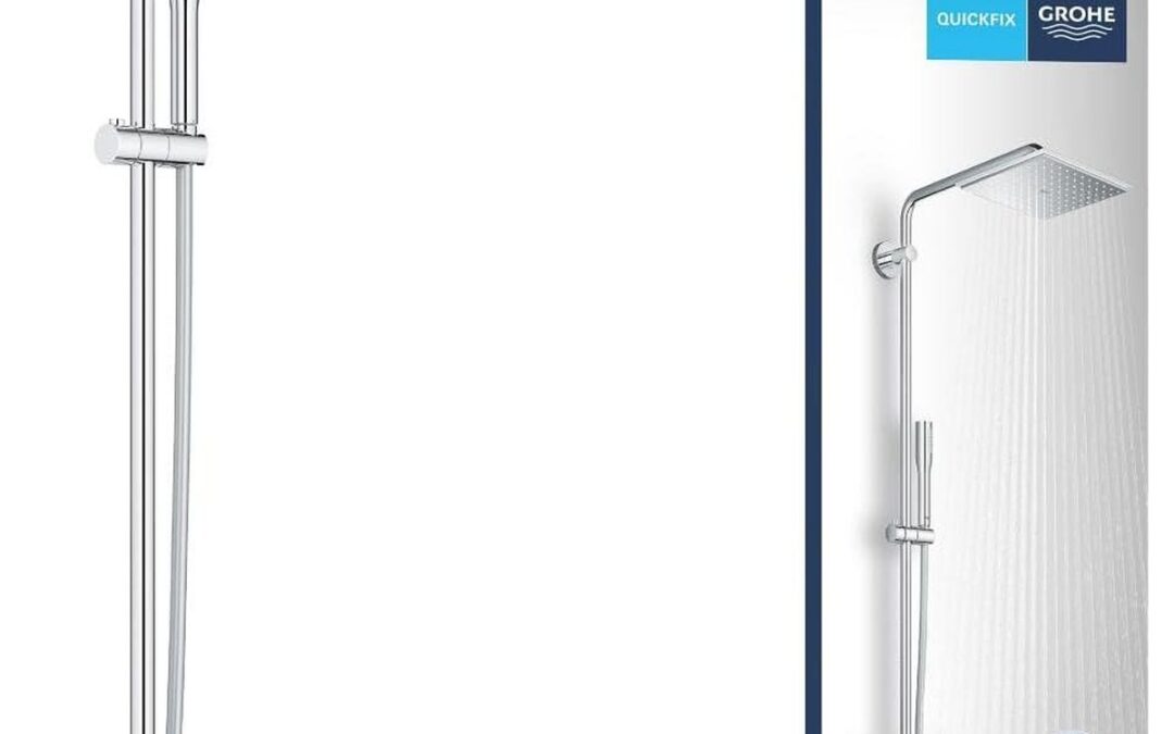 Test : colonne de douche GROHE Vitalio Joy 230 mm chromée