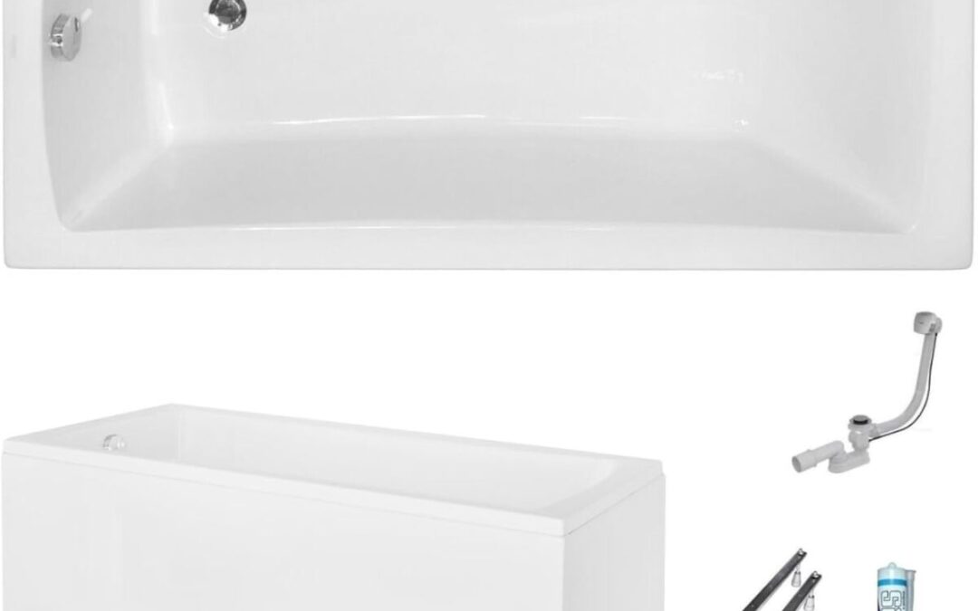 Test de la baignoire Ecolam Optima 170x70 cm en acrylique blanc