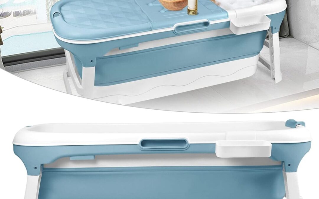 Test de la baignoire pliable XXL Aufun : relaxation garantie