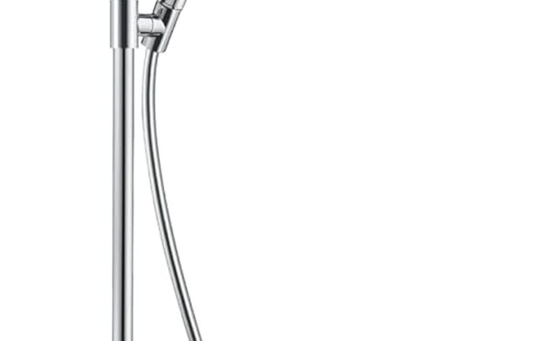 Test de la colonne de douche hansgrohe Raindance Select S : expérience de pluie chromée
