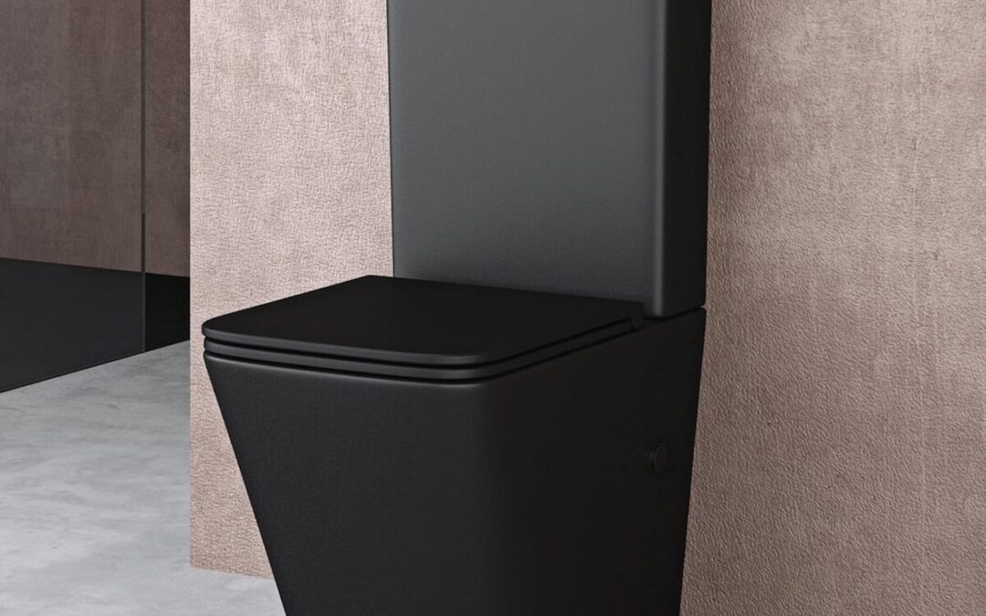 Test du WC en céramique noir Doporro Stand112T