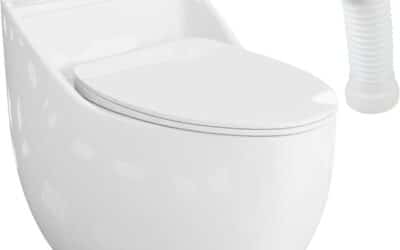 Test du WC Lavita : montage au sol blanc en plastique