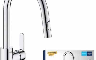 Test : robinet de cuisine Grohe Get avec douchette extractible