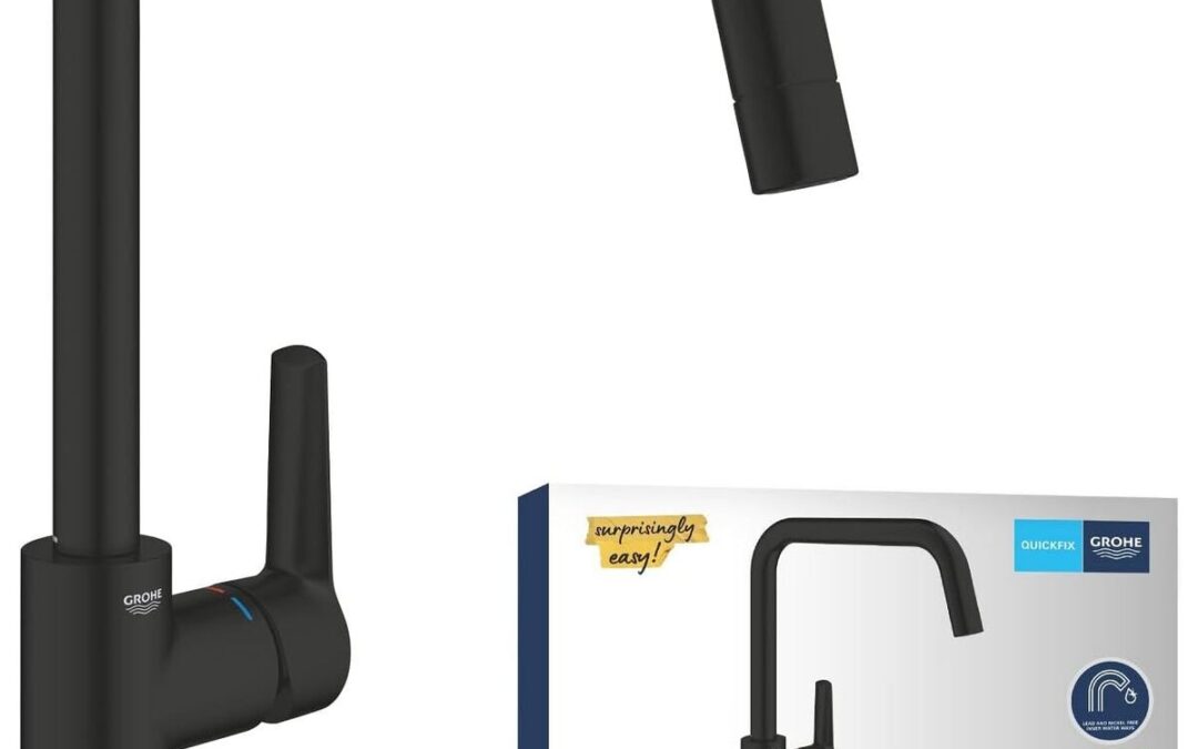 Test : robinet de cuisine Grohe QuickFix Start, noir mat