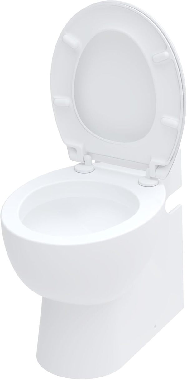 SFA - Sanicompact Pro - WC Broyeur Intégré - Design Contemporain - Chasse Spirale Eco+ - Matériau Hygiénique - Installation Et Entretien Simples - 36,8 x 55,5 x 49 cm - 550 W - Made In France