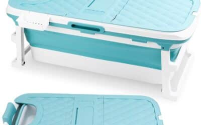 Test : baignoire pliable Ikodm XXL avec rouleaux de massage