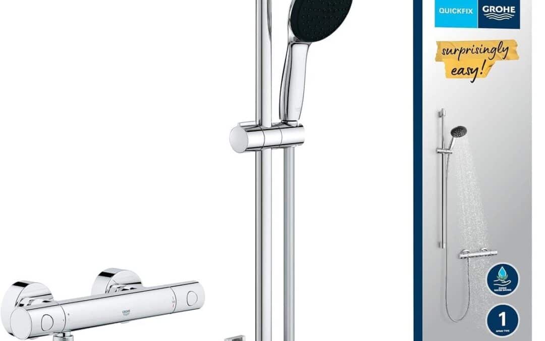 Test du mitigeur thermostatique Grohe Precision Get 34856000, économie d'eau assurée