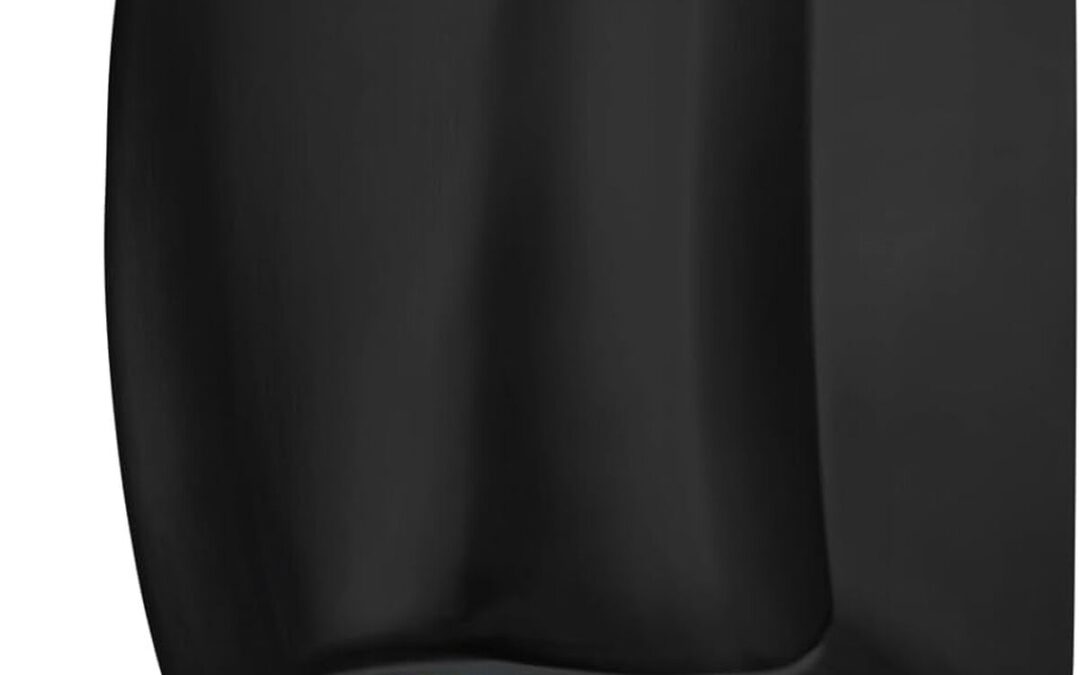 Test du sèche-mains stardrix en acier inoxydable noir mat