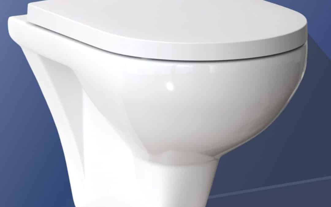 Test du WC suspendu AM.PM FlashClean sans rebord en céramique blanche