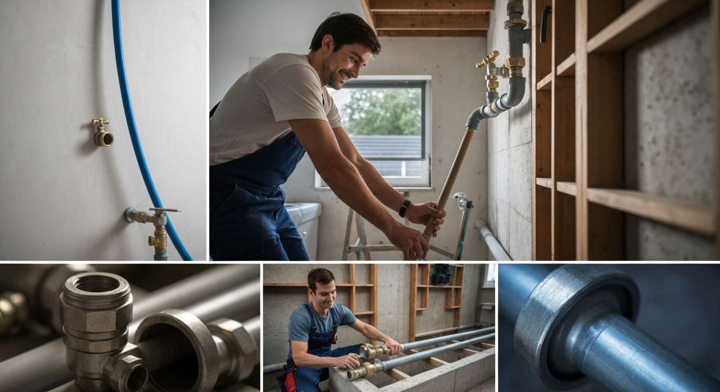 &eacute;tapes essentielles pour une installation de plomberie