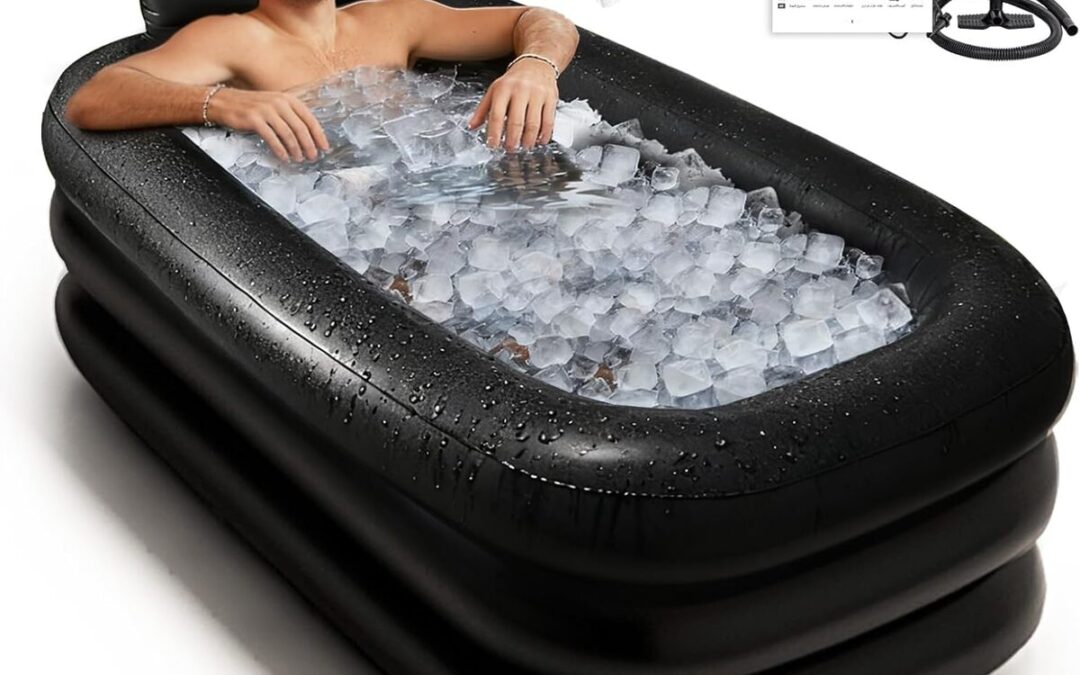 Test de la baignoire portable gonflable pour adultes avec couvercle - bien-être à domicile