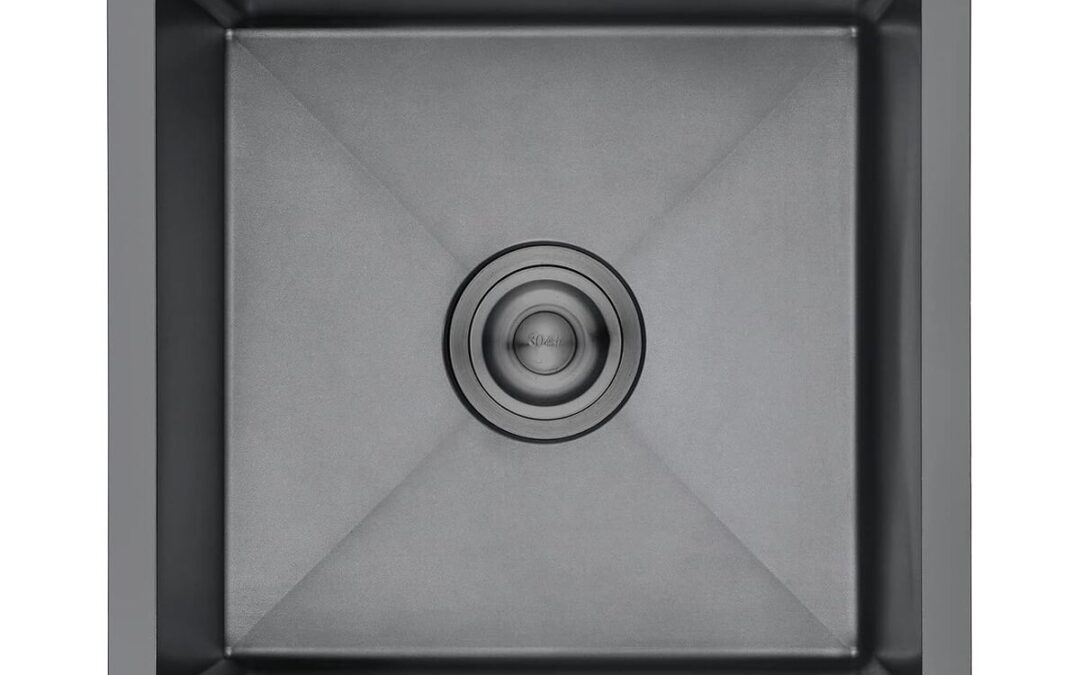 Test de l'évier Ibergrif M84040B : robustesse et élégance inox noire