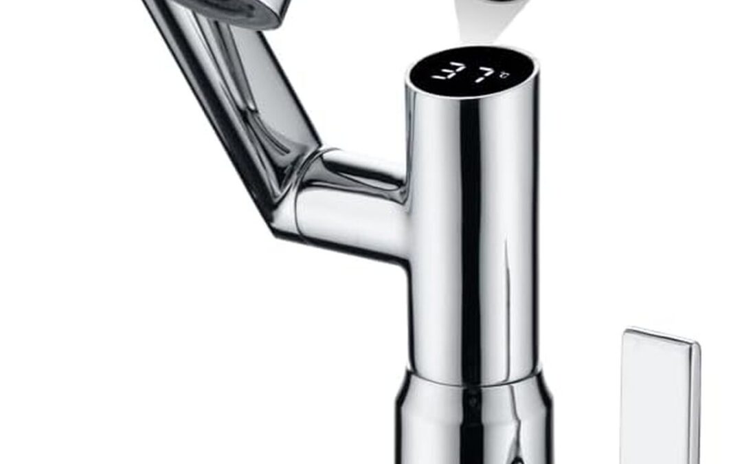 Test du robinet de salle de bain à température intelligente (blanc)