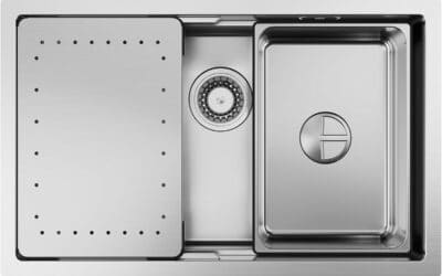 Test : évier Cecipa en acier inoxydable 70 x 44 cm avec planche à découper