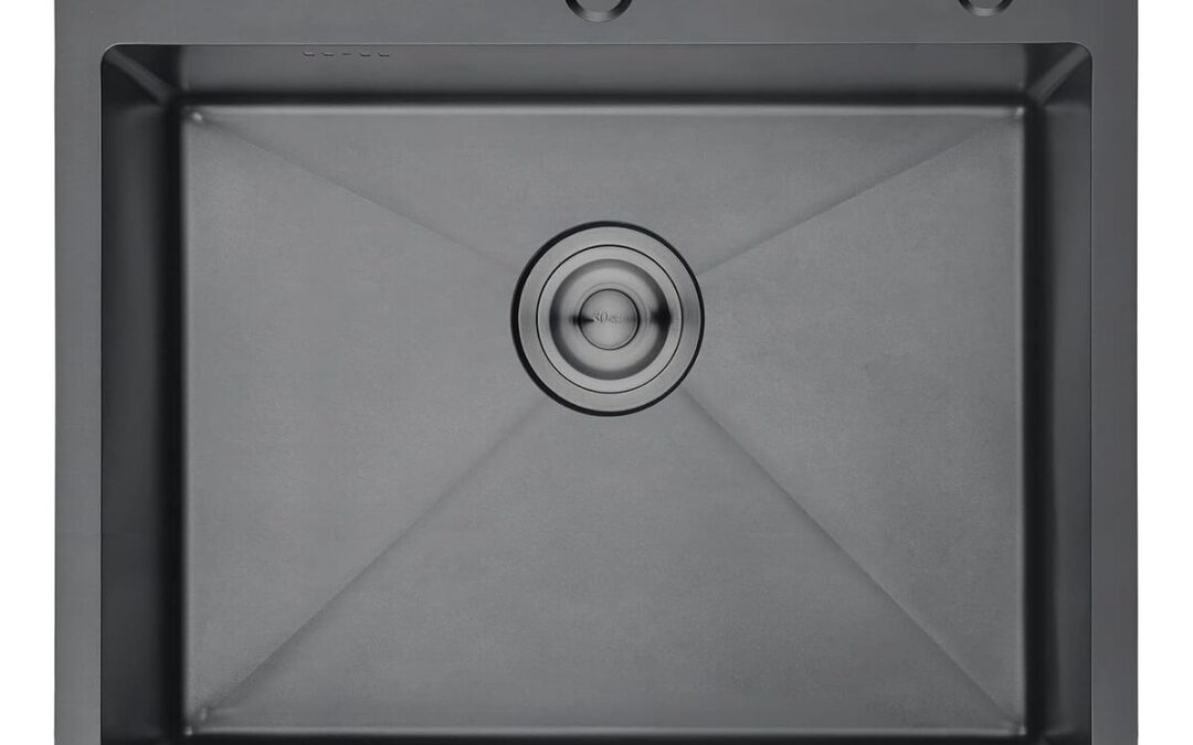 Test : évier Ibergrif M85545B 1 bac noir en inox