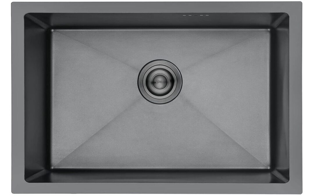 Test : evier Ibergrif M87044B 1 bac 70x44 cm inox noir