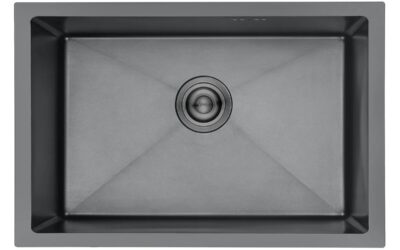 Test : evier Ibergrif M87044B 1 bac 70×44 cm inox noir
