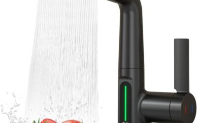 Test : robinet de cuisine LED avec douchette extensible et affichage digital