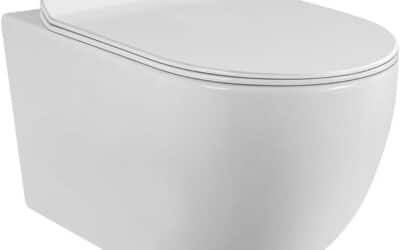 Test : wC suspendu gris mat sans bride et abattant ultra fin